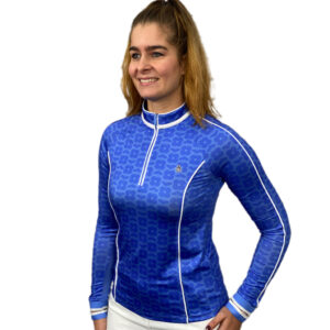 Original Penguin Sun Protection Top With Piping Ultramarine