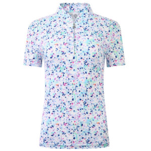 Pure Golf Ellen Poloshirt Mirrored Moonstone