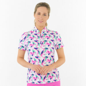 Pure Golf Ellen Poloshirt Portrait of Paradise
