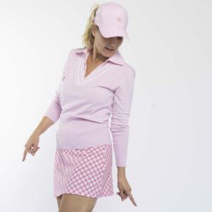 PAR69 Belle Pullover Pink Off White – Bild 3