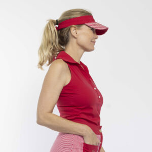 PAR69 Bardot Top Red - Afbeelding 4