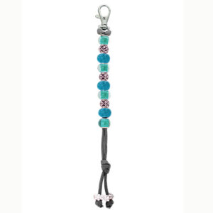 Crystal Beaded Golf Score Counter Aqua