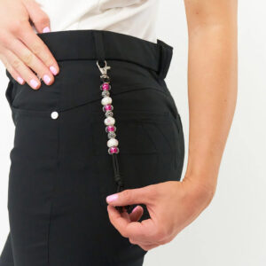 Crystal beaded golf score counter pink – Bild 2