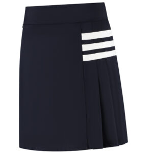 PAR69 Benji Skirt Dark Navy Off White Stripes