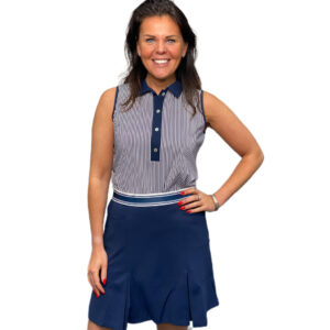 PAR69 Bernou Skirt Dark Navy – Bild 3