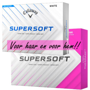 Callaway Supersoft Pink & White 2 PACK