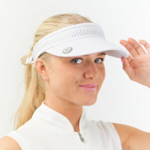 Surprizeshop Crystal Visor incl ballmarker White - Afbeelding 2