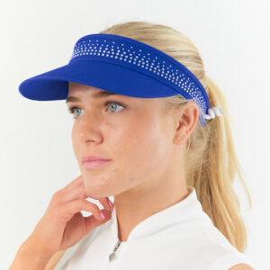 Surprizeshop Crystal Visor Incl. Ball Marker Royal Blue - Afbeelding 2