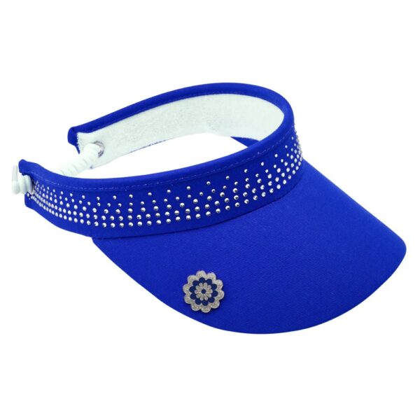 Surprizeshop Crystal Visor Incl. Ball Marker Royal Blue