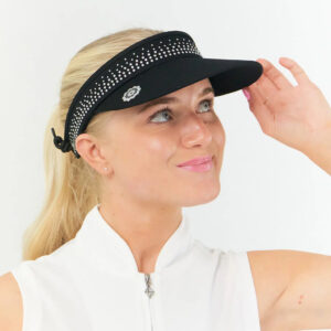 Surprizeshop bling Visor Crystal zwart – Bild 4