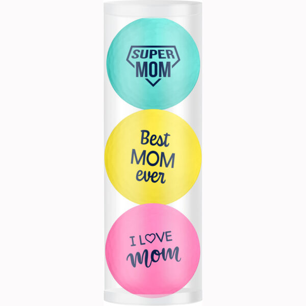 Golfballen Best Mom 3-pack