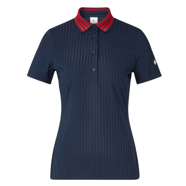 Cross Sportswear Rib Poloshirt Navy