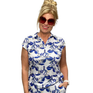 Func Factory Milly Skort Blue Flowers - Afbeelding 3