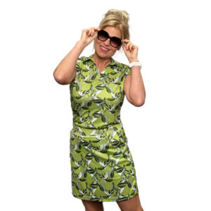 Func Factory Alice Top Green Flowers – Bild 5