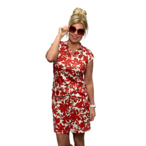 Func Factory Milly Skort Red Flowers - Afbeelding 4