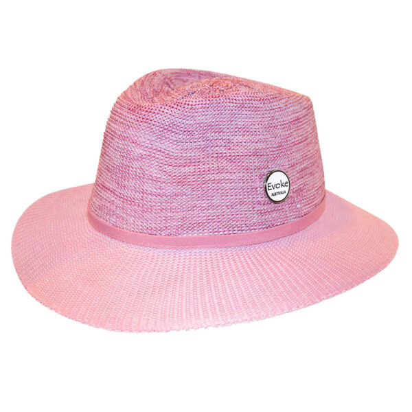 House of Ord Aston Fedora Dameshoed Old Rose Pink