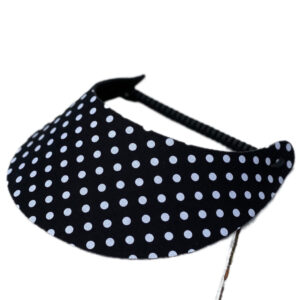 Foam Visor Black Dots
