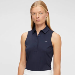J. Lindeberg Dena Sleeveless Golf Top Navy - Afbeelding 2