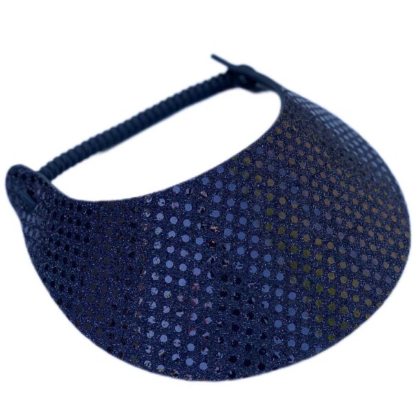 Foam Visor Black Black Bling