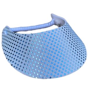 Foam Visor Ice Blue Bling