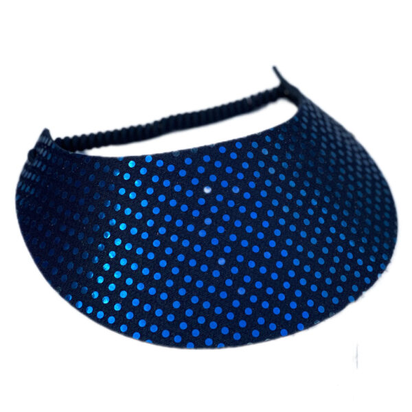 Foam Visor Navy Bling