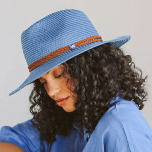 House of Ord Gerry Fedora Blue - Afbeelding 2