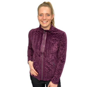 Luhta Halmeniemi Damesvest Plum