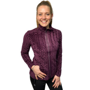 Luhta Halmeniemi Damesvest Plum – Bild 2