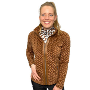 Luhta Halmeniemi Damesvest Brown