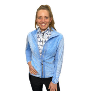 Luhta Ikaala Fleece Vest Light Blue – Bild 2
