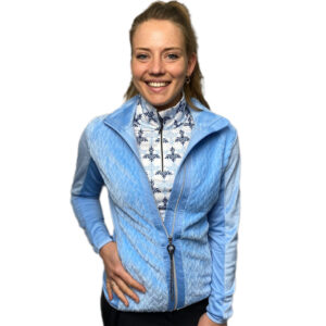 Luhta Ikaala Fleece Vest Light Blue