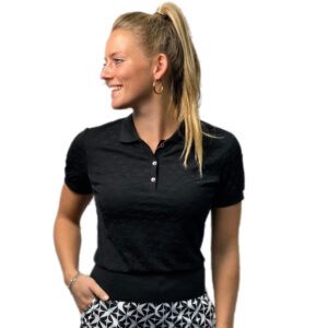 Luhta Ilmala Poloshirt Black – Bild 2