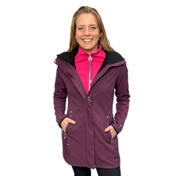 Luhta Iloniemi Softshell Jas Plum