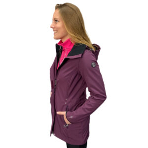 Luhta Iloniemi Softshell Jas Plum - Afbeelding 2