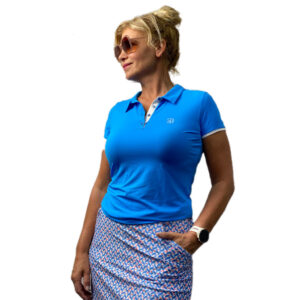 Chiberta Inga poloshirt lichtblauw – Bild 5
