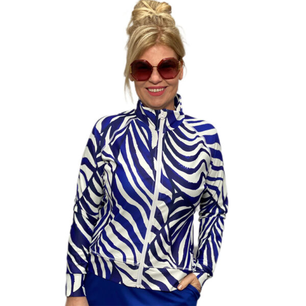 Func Factory Isa Sweater Blue Zebra