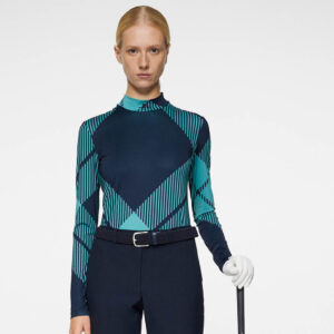 J.Lindeberg Katena Compression Top Glenmuir Tartan – Bild 3