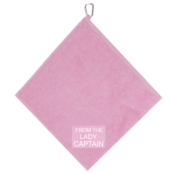 From the Lady Captain Towel Pink