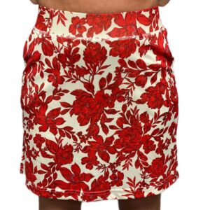 Func Factory Milly Skort Red Flowers