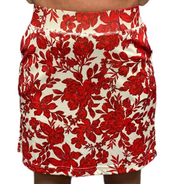 Func Factory Milly Skort Red Flowers