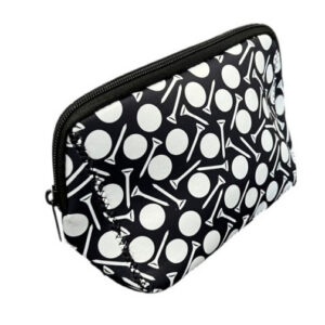 CBFModa Neoprene Cosmetic Bag Tee Time
