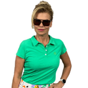 Chiberta Poppy poloshirt Groen