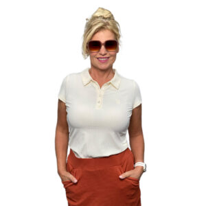 Chiberta Scarlett Poloshirt Off White - Afbeelding 4