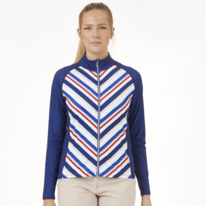 Func Factory Sheila Full Zip Longsleeve Multi Stripe - Afbeelding 2