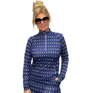 Func Factory Shirley Longsleeve blue Print – Bild 3