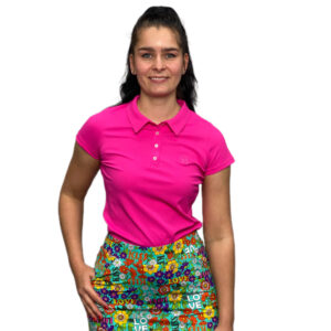 Chiberta Suzanne Poloshirt Pink – Bild 2