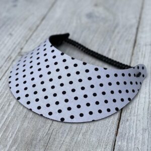 Foam Visor White Dots - Afbeelding 2
