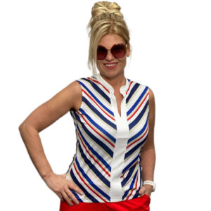 Func Factory Zoe Top Multi Stripe